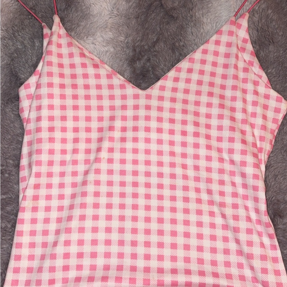 Gaze Pink Fitted Sleeveless Camisole